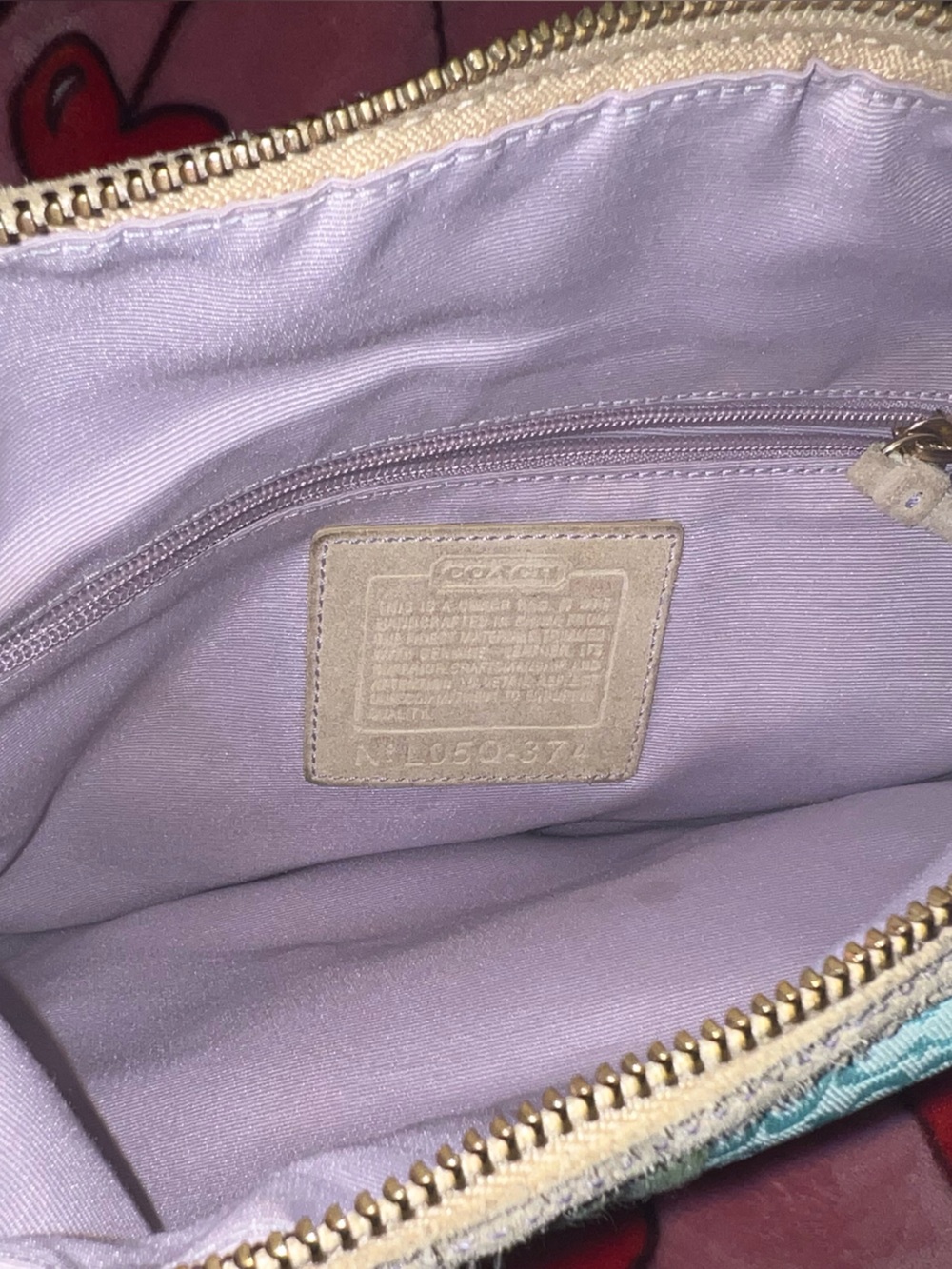 Coach Patchwork Shoulder Bag 🌸 chic coquette girl soft life pastels - Picture 3 of 10